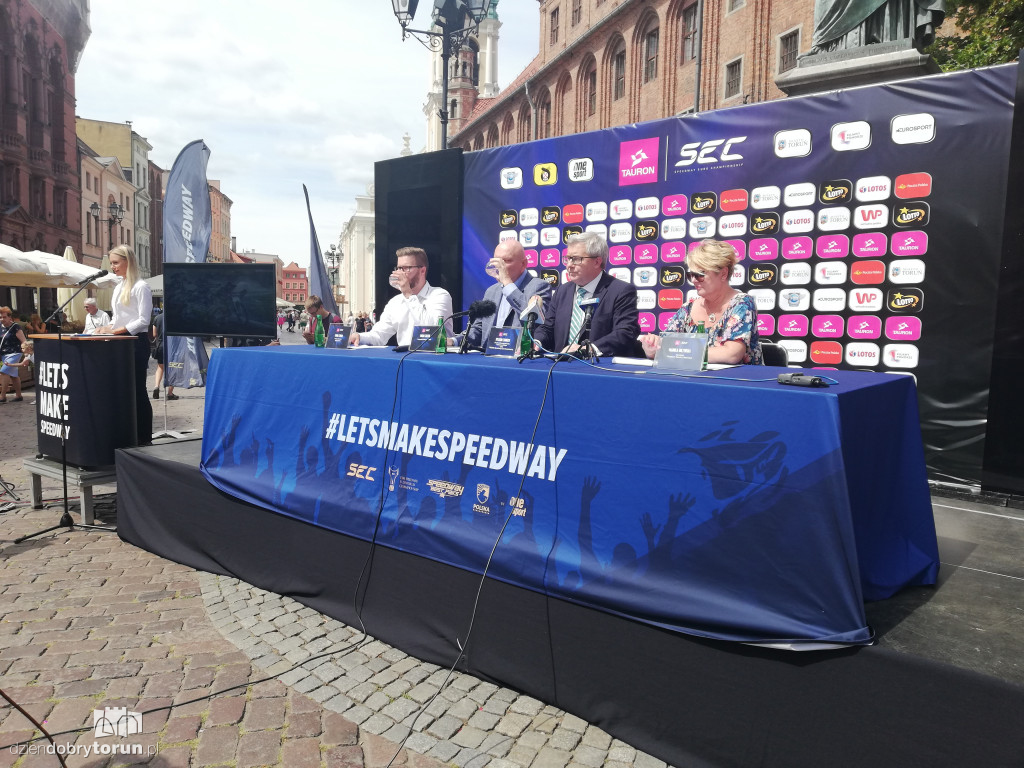 Konferencja przed zawodami SEC na Motoarenie