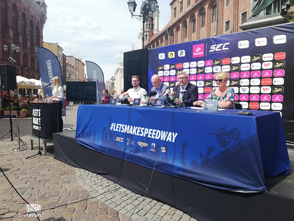 Konferencja przed zawodami SEC na Motoarenie