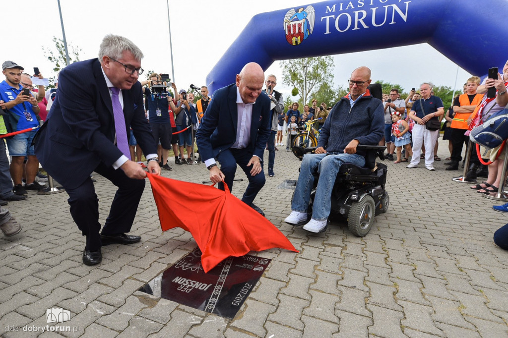 Odsłonięcie tablicy Pera Jonssona