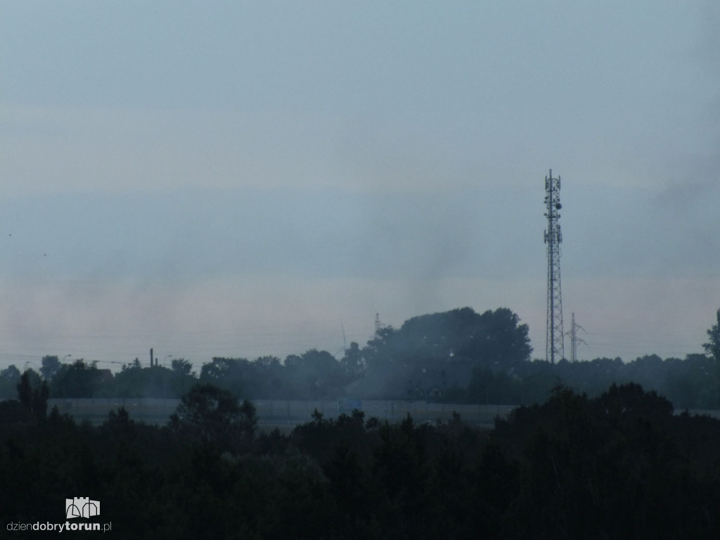 Pożar na autostradzie A1!