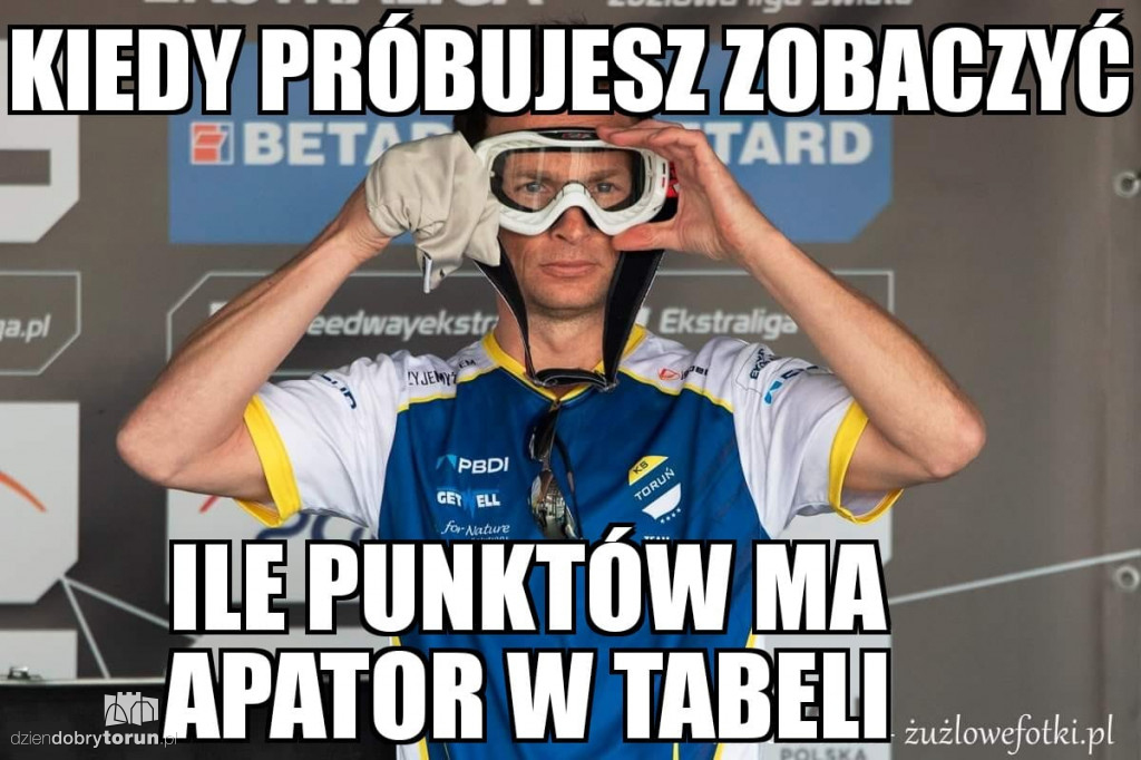 Zobacz memy po spadku Torunia z Eligi!