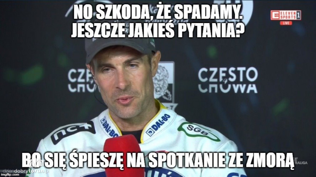 Zobacz memy po spadku Torunia z Eligi!