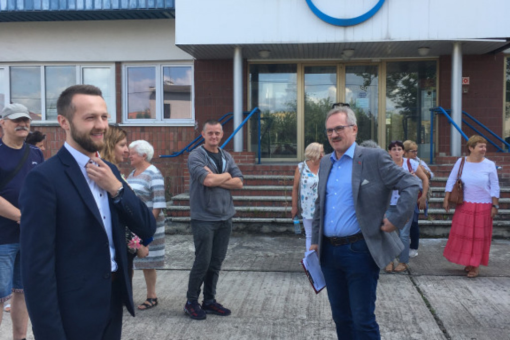 Konferencja posła Szramki