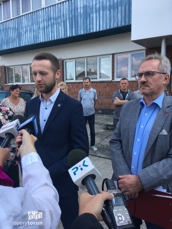 Konferencja posła Szramki
