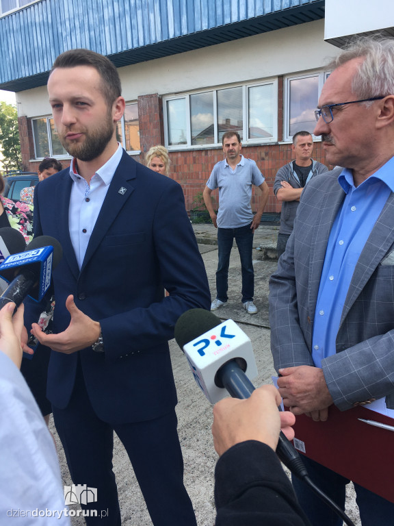 Konferencja posła Szramki