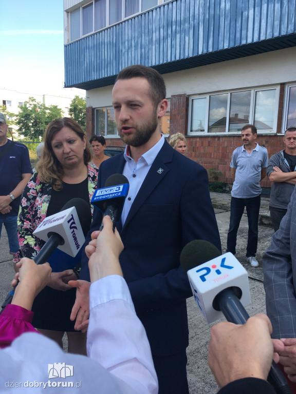 Konferencja posła Szramki