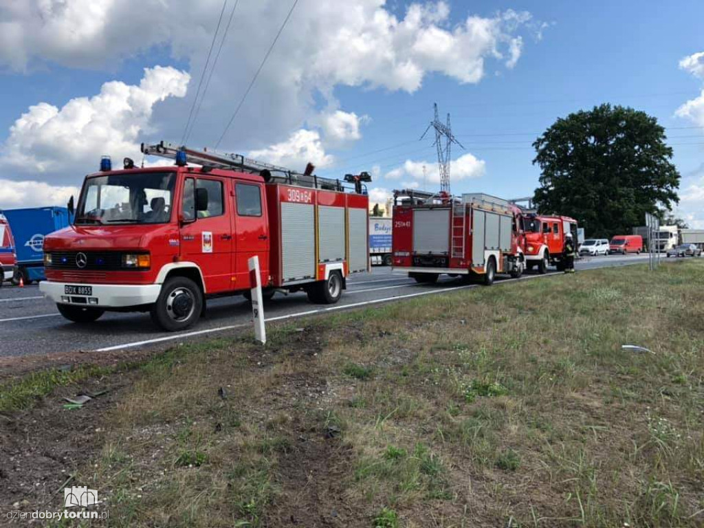 Fatalny wypadek na DK10 pod Toruniem