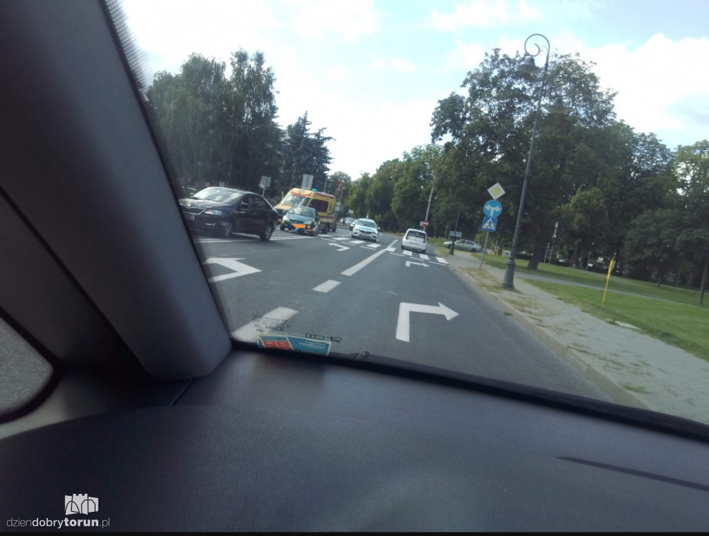 Potrącenie rowerzysty w centrum miasta