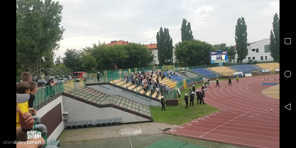 Zadyma na sobotnim meczu Elany Toruń