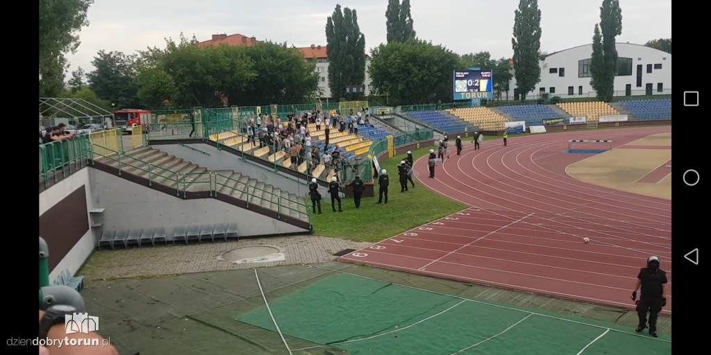 Zadyma na sobotnim meczu Elany Toruń