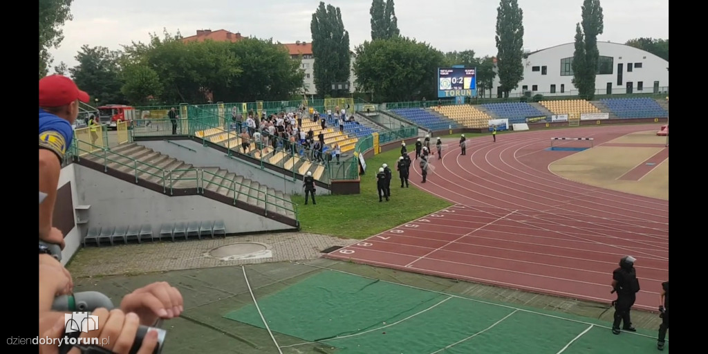 Zadyma na sobotnim meczu Elany Toruń