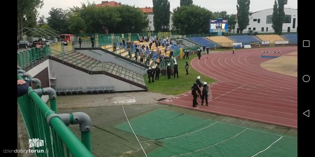 Zadyma na sobotnim meczu Elany Toruń