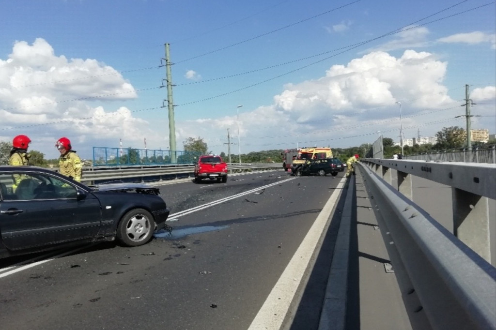 Wypadek na trasie średnicowej