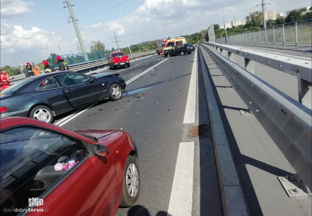 Wypadek na trasie średnicowej