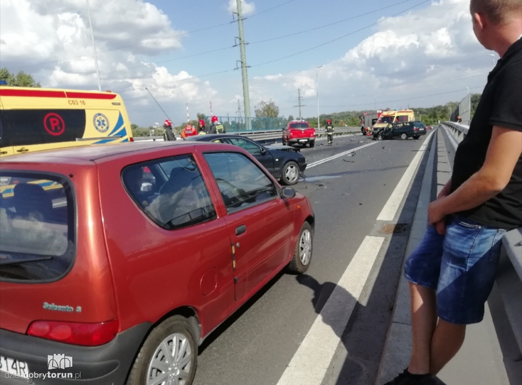 Wypadek na trasie średnicowej