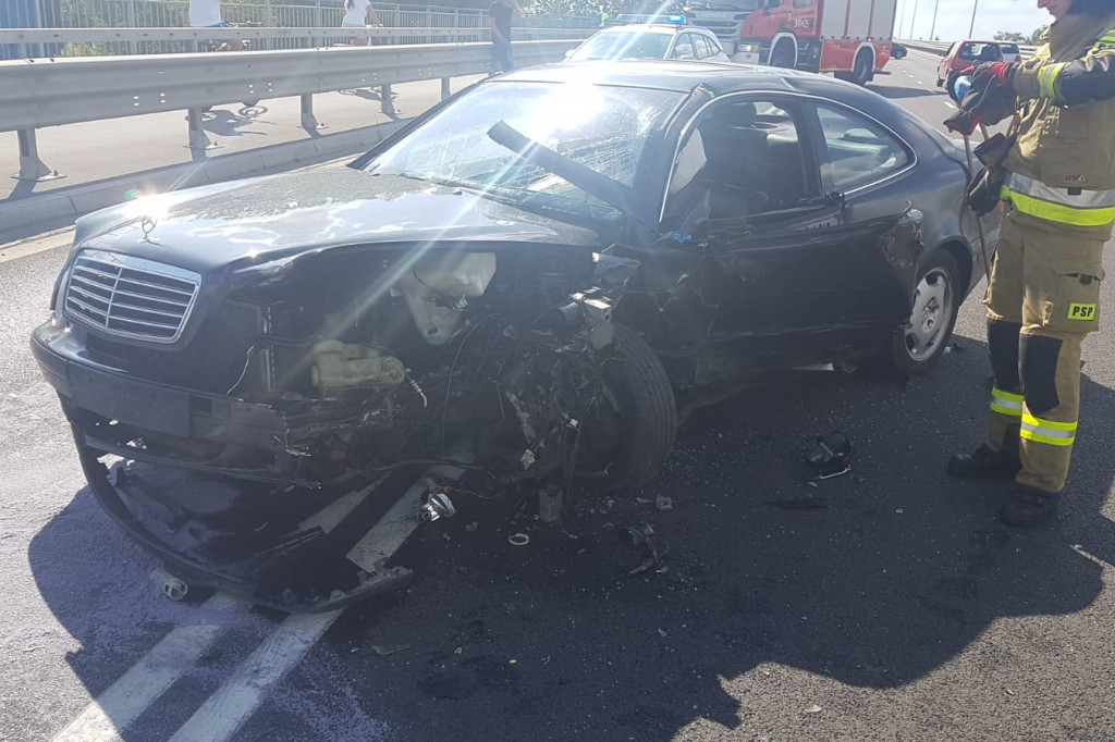 Wypadek na średnicówce - foto cz.2