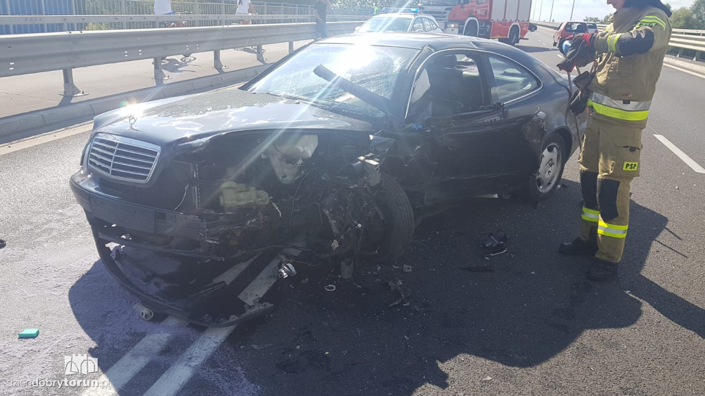 Wypadek na średnicówce - foto cz.2