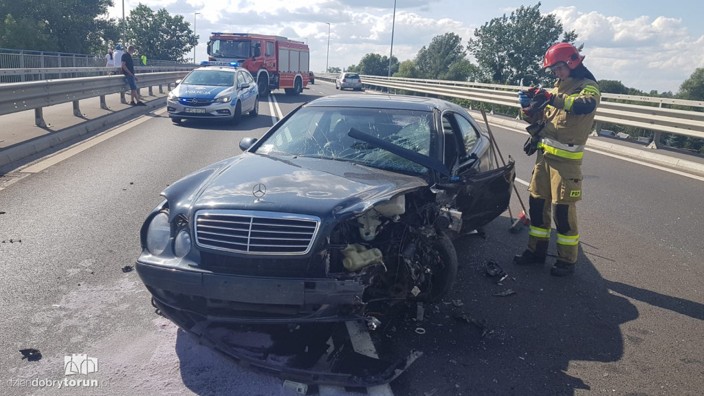 Wypadek na średnicówce - foto cz.2