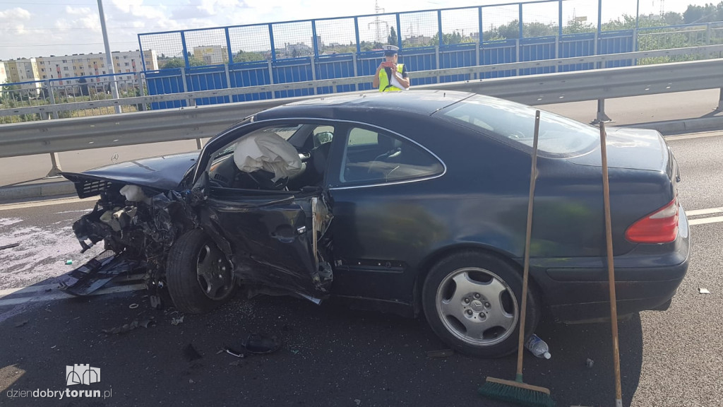 Wypadek na średnicówce - foto cz.2