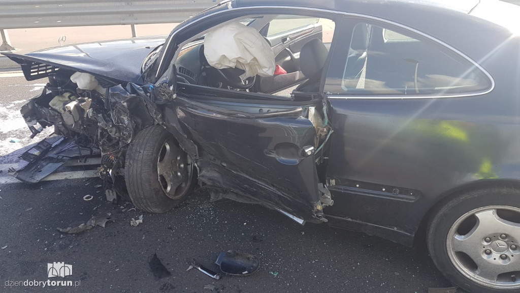 Wypadek na średnicówce - foto cz.2