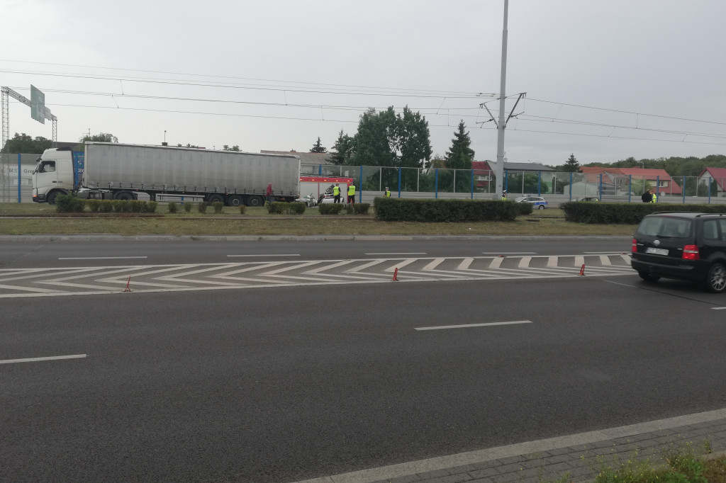 Wypadek na Szosie Lubickiej w Toruniu