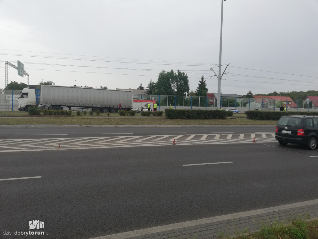 Wypadek na Szosie Lubickiej w Toruniu