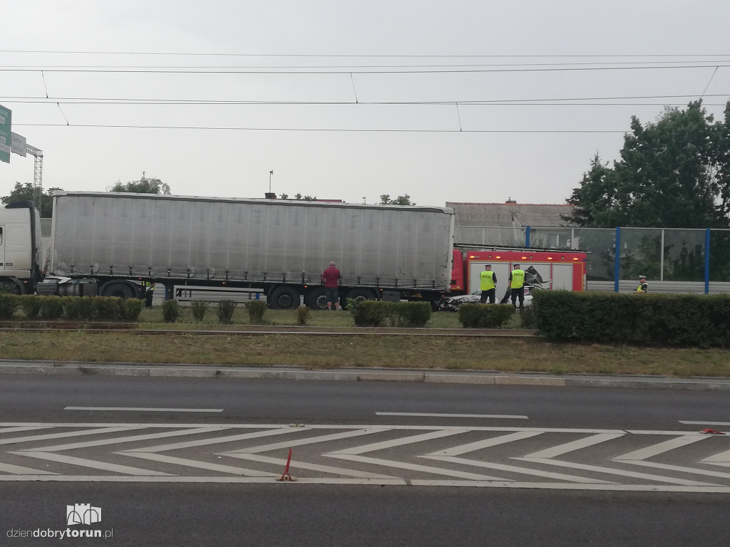 Wypadek na Szosie Lubickiej w Toruniu