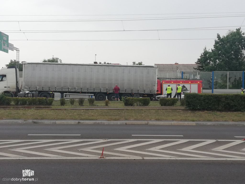Wypadek na Szosie Lubickiej w Toruniu