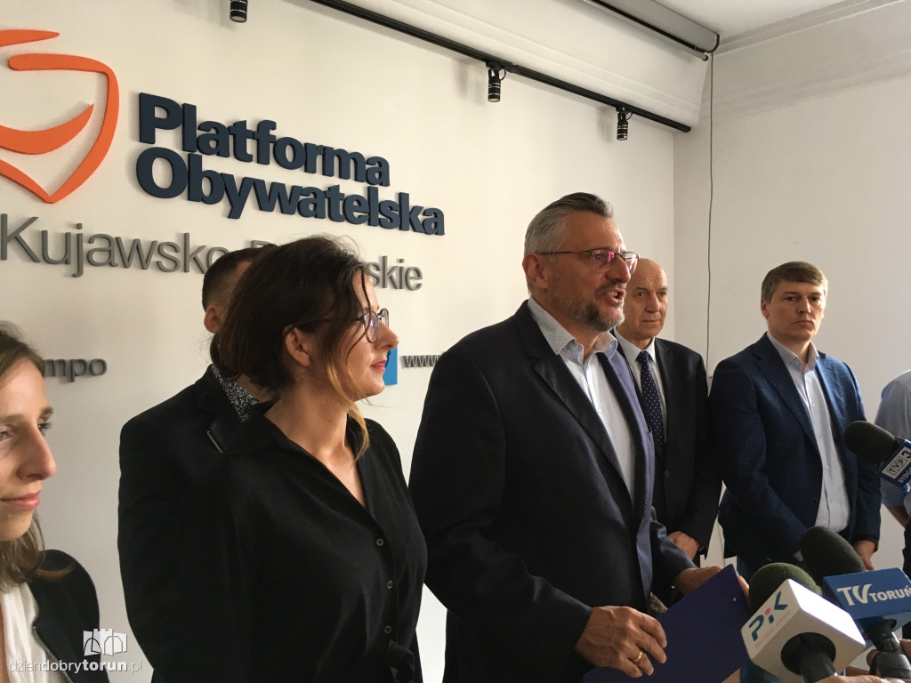 Konferencja prasowa KO przed wyborami