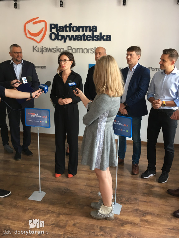Konferencja prasowa KO przed wyborami