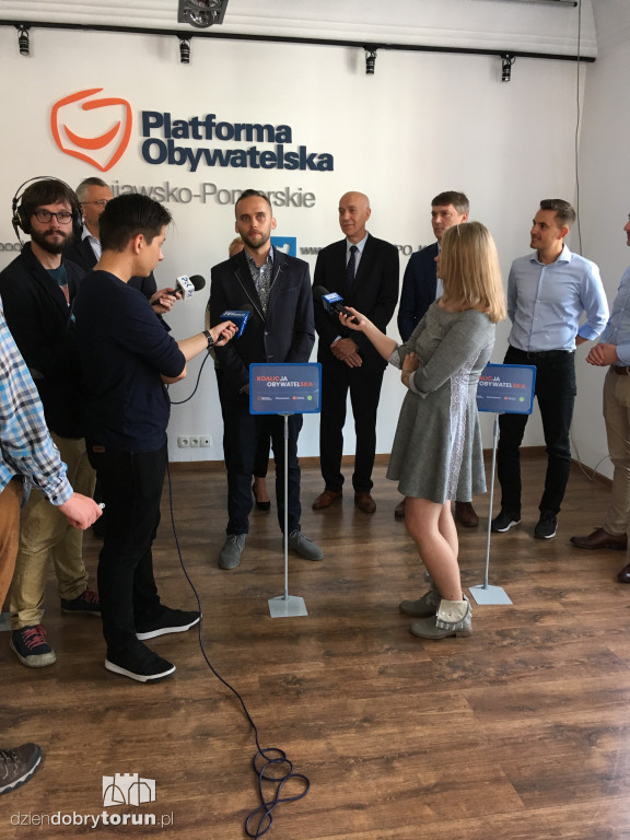 Konferencja prasowa KO przed wyborami