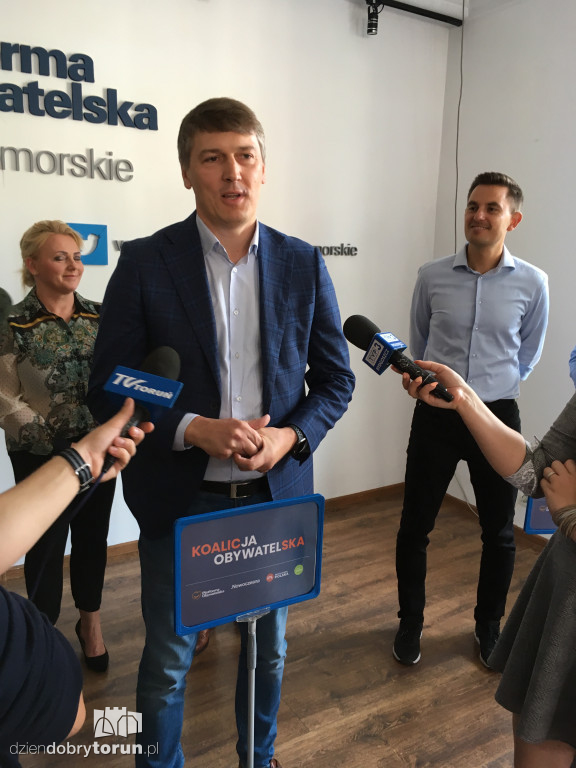 Konferencja prasowa KO przed wyborami