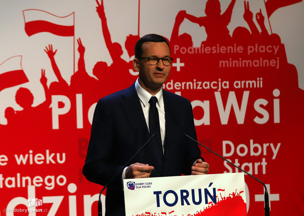 Mateusz Morawiecki odwiedził Toruń