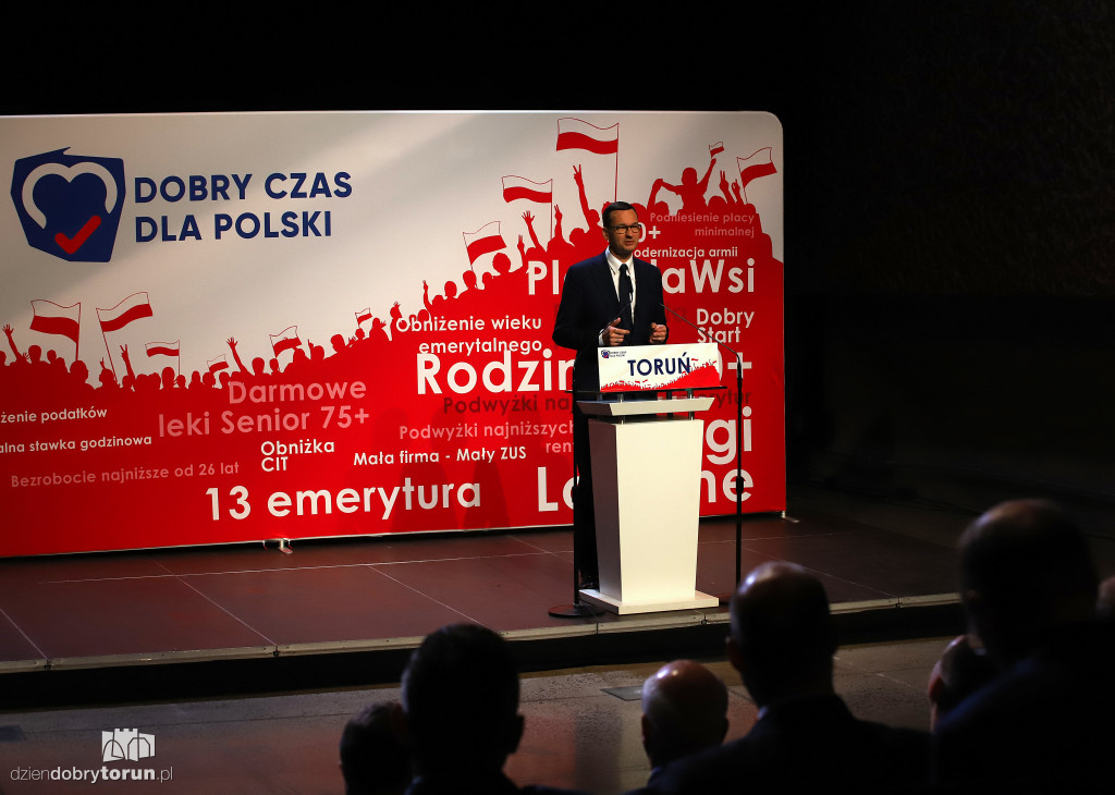 Mateusz Morawiecki odwiedził Toruń