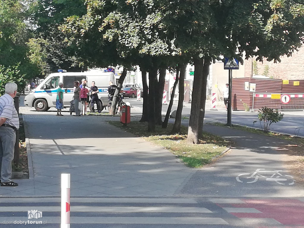 Bójka na ścieżce rowerowej