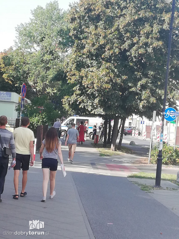 Bójka na ścieżce rowerowej