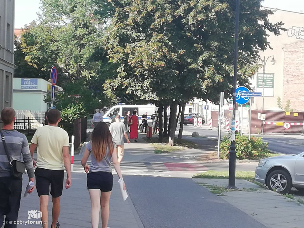 Bójka na ścieżce rowerowej