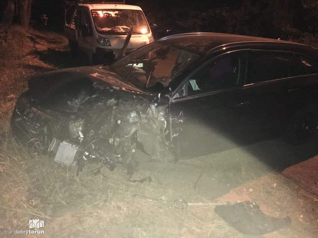 Wypadek czterech aut w Silnie