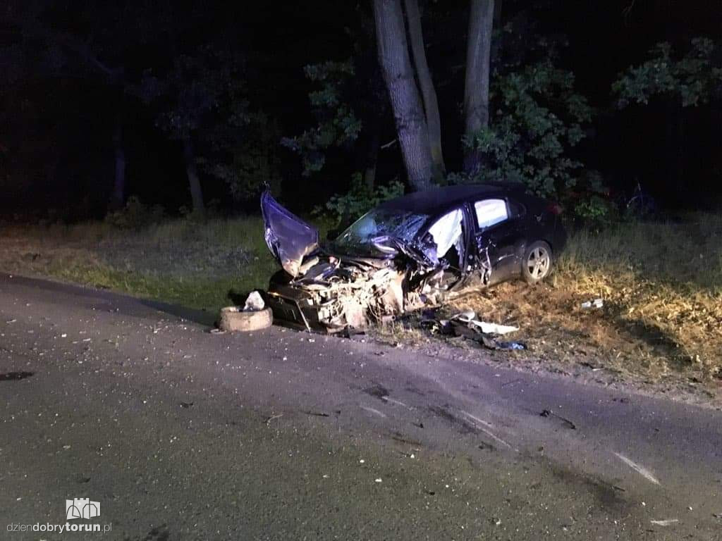 Wypadek czterech aut w Silnie