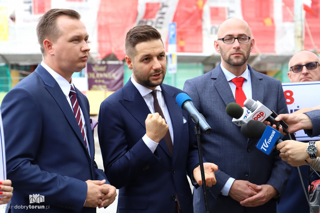 Konferencja PiS w Toruniu