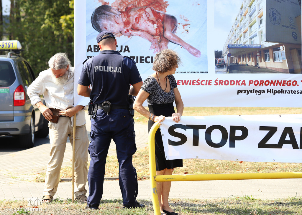 Pikieta przeciwko aborcji