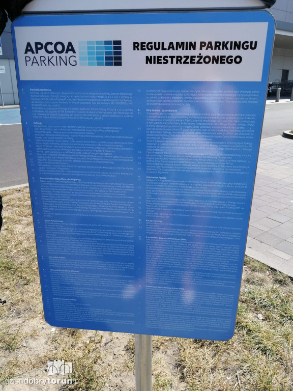 Płatny parking przy Kauflandzie
