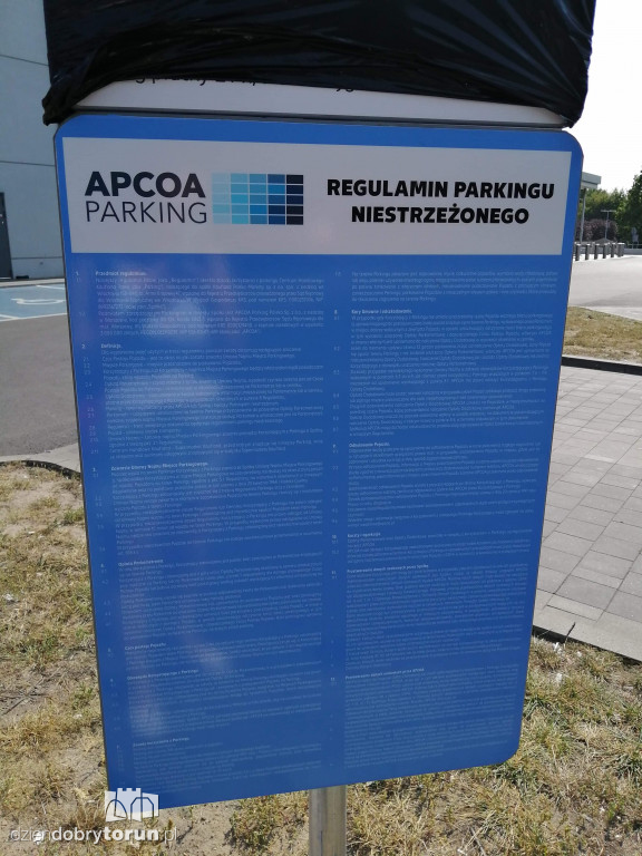 Płatny parking przy Kauflandzie