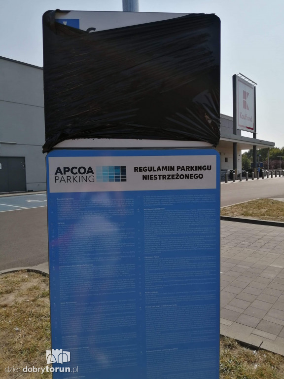 Płatny parking przy Kauflandzie