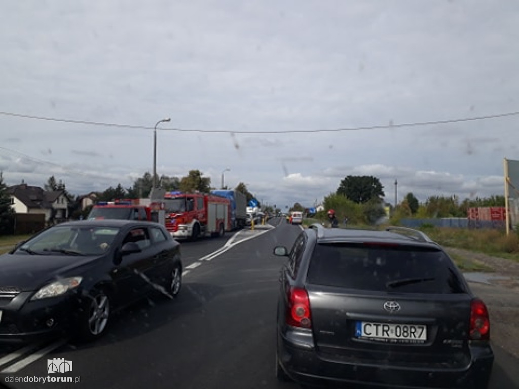 Groźne zderzenie pod Toruniem