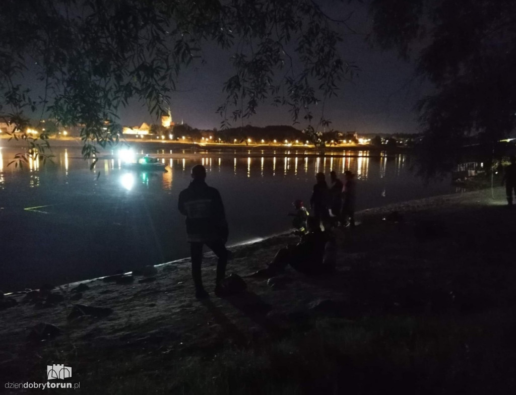 Samochód wjechał do Wisły