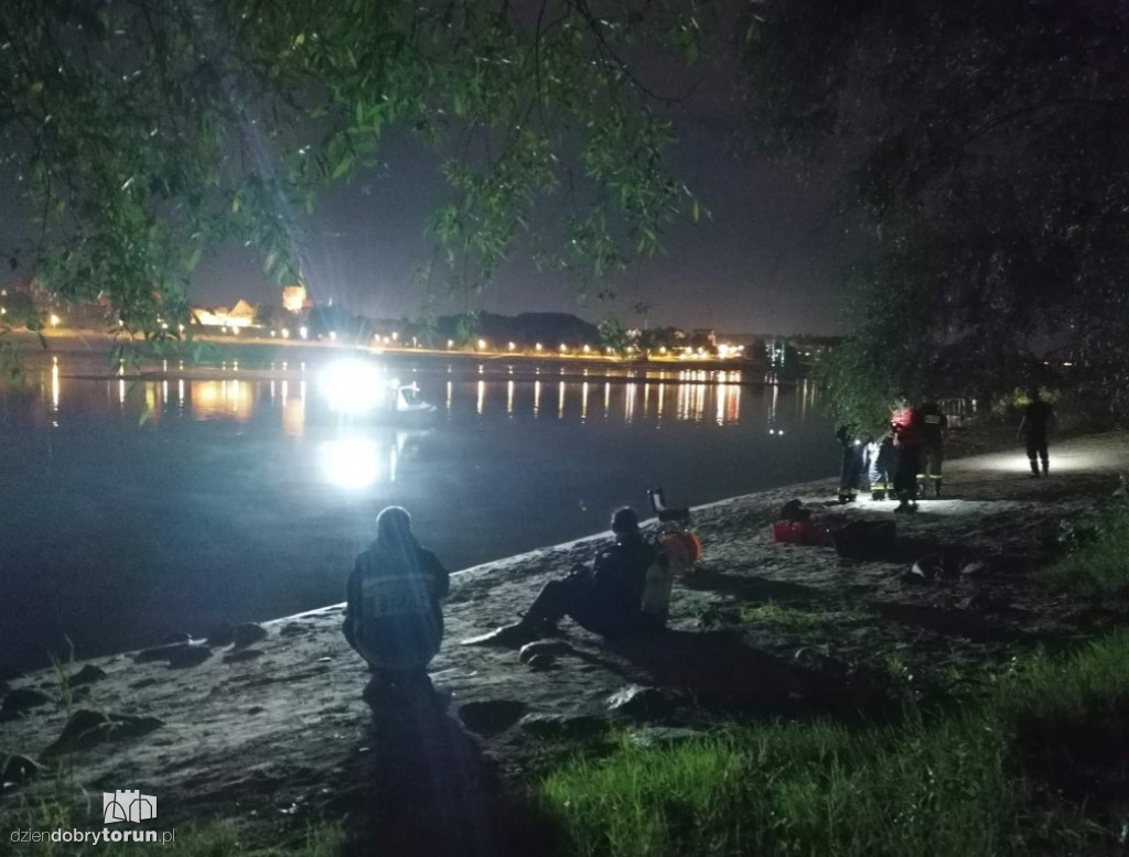 Samochód wjechał do Wisły