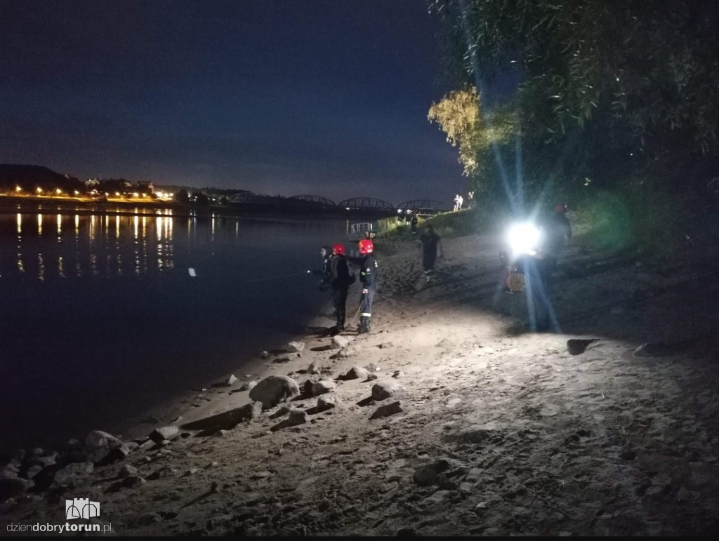 Samochód wjechał do Wisły