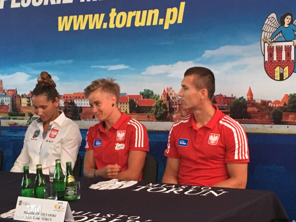 Konferencja prasowa z olimpijczykami