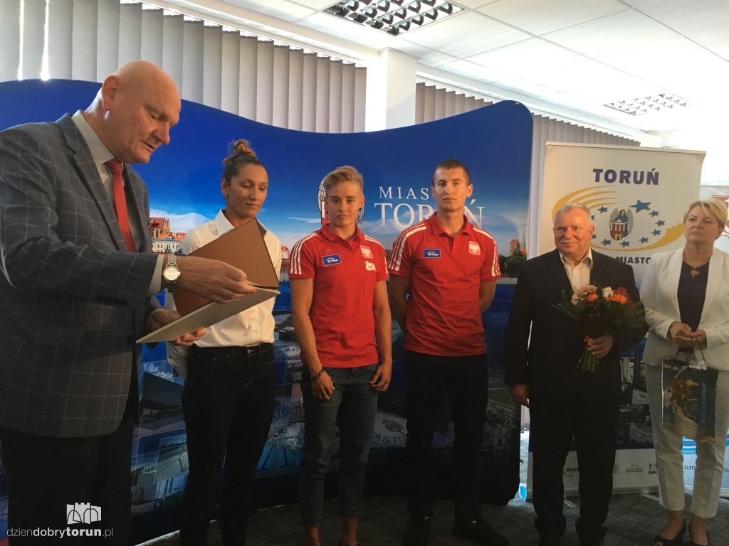 Konferencja prasowa z olimpijczykami